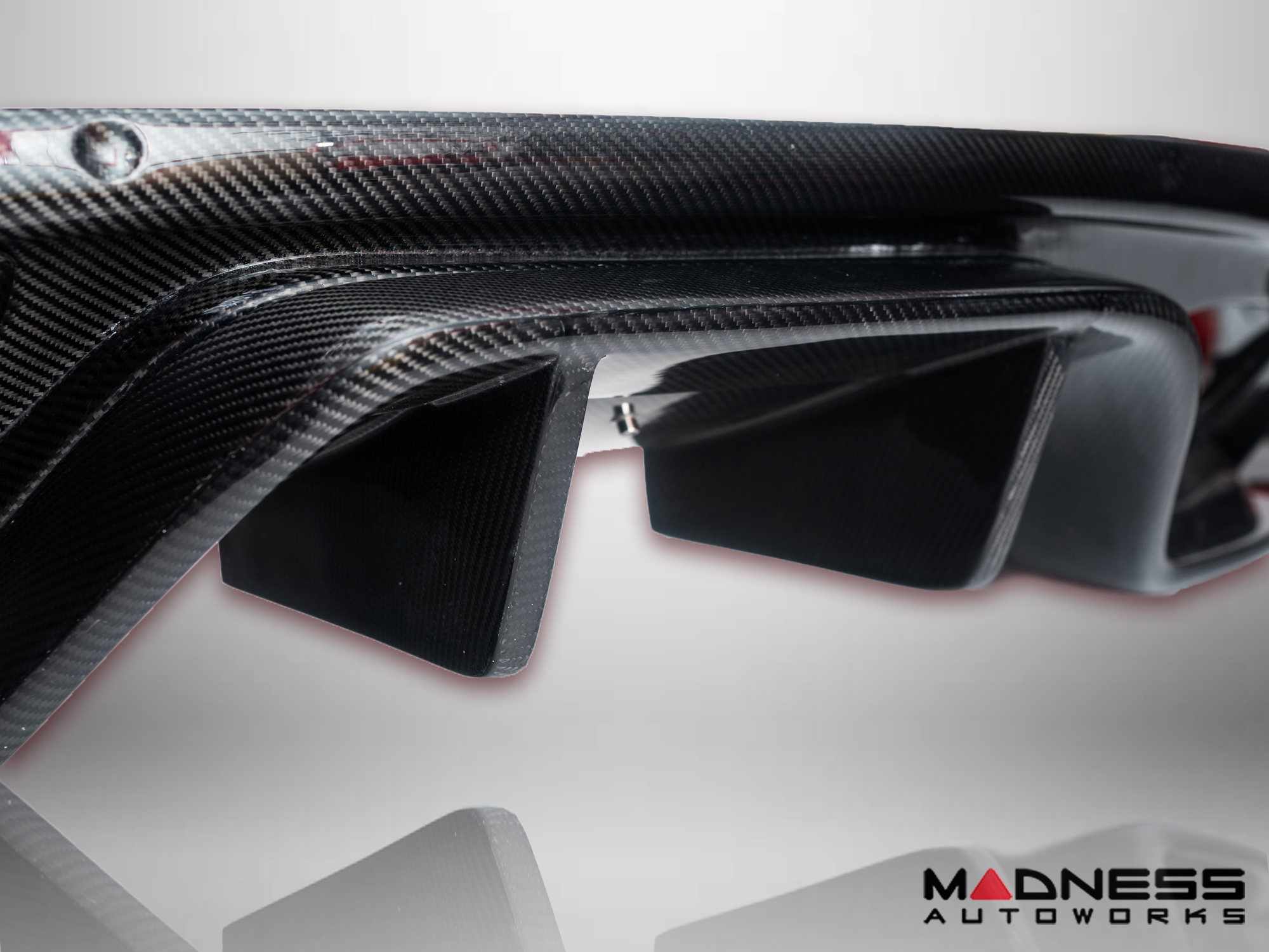 Jaguar F-TYPE Exterior Trim - Carbon Fiber - Rear Diffuser - Dual Side Exit Design
